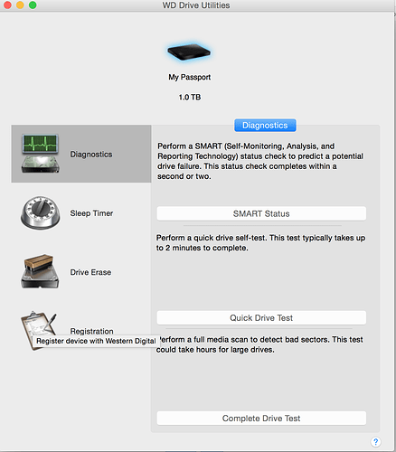 i cannot see my wd passport configured for exfat connected through a router from a mac